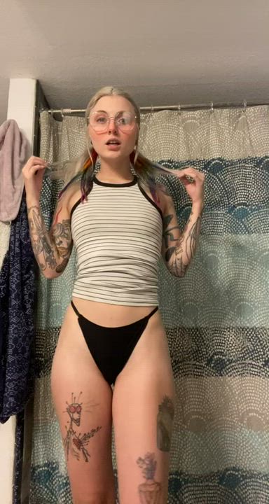 ✨B✨ <strong>@b_sissy_free</strong> in small tits titty drop jiggling big ass glasses tattoo booty alt emo porn video