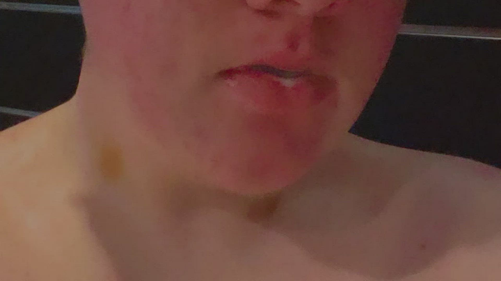 ?bby boy <strong>@moonstxrr</strong> in 19 years old cum in mouth submission petplay spit porn video
