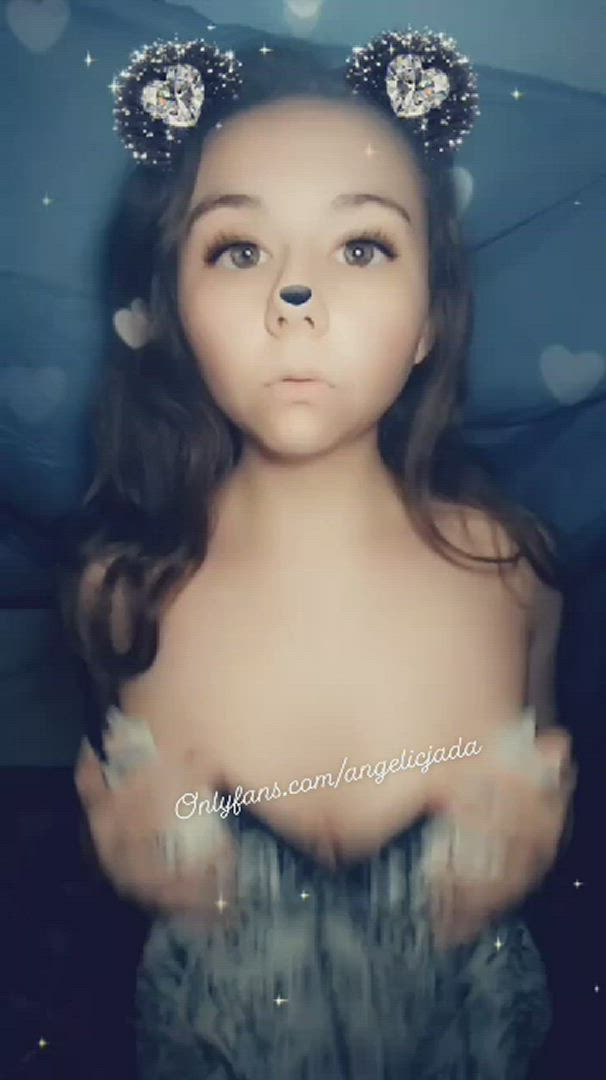 Angelicjada <strong>@angelicjada</strong> in kawaii girl brown eyes big tits brunette onlyfans amateur r/ddlg cute porn video