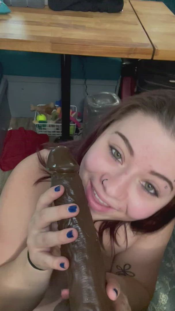 Annabethw22 <strong>@whor3fordaddy</strong> in cock worship submissive big tits dildo porn video
