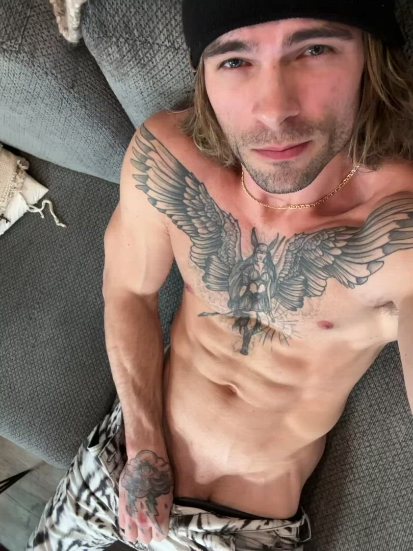 ArcadianRage <strong>@arcadianrage</strong> in tattedphysique himbo mode striptease blue eyes big dick muscles tattoo jock abs porn video