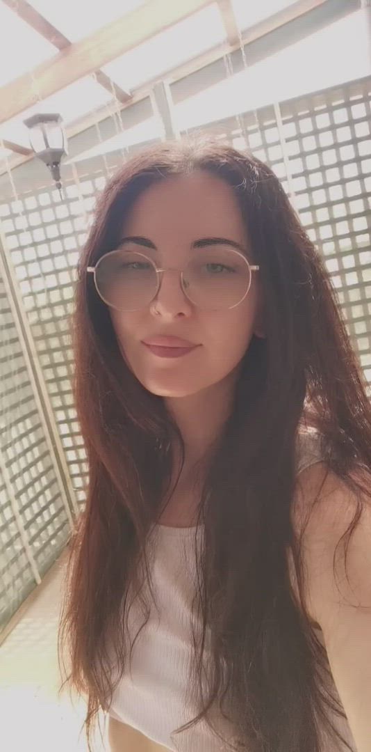 Aria Foxx  <strong>@gucci_foxx_aria</strong> in small tits glasses petite porn video