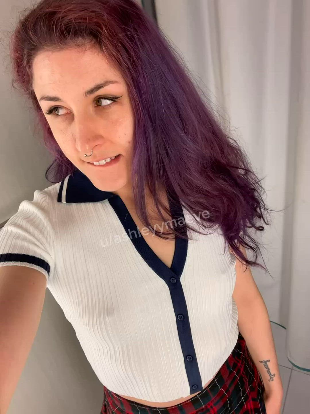 Ashley Maeve  <strong>@ashleymaeve</strong> in nipples tits small extra small piercing pierced petite boobs porn video