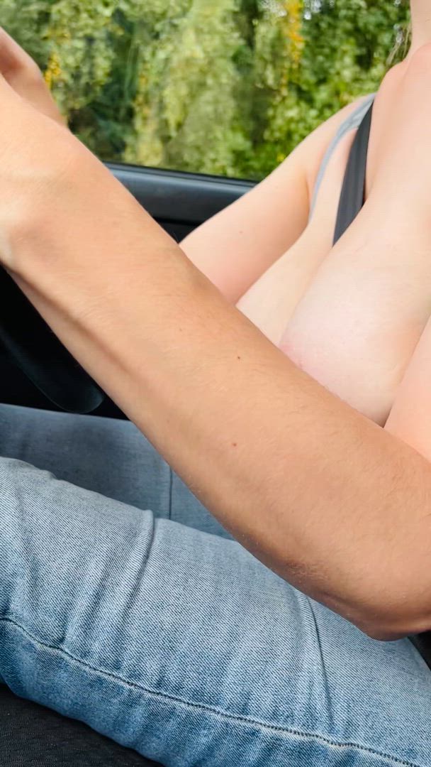 Astrid <strong>@astridbea</strong> in bouncing natural saggy tits amateur boobs porn video