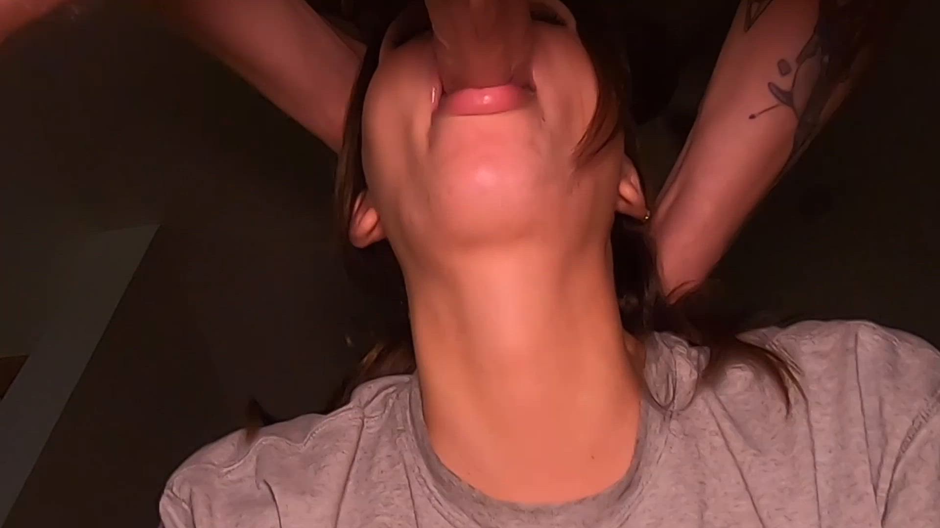 Babylovecum <strong>@babylove_c</strong> in fuck throat deepthroat face fuck big dick drooling homemade amateur blowjob sloppy porn video