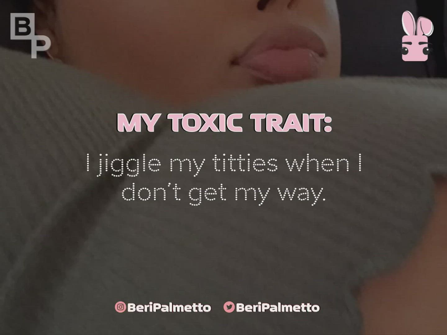 Barepalms <strong>@beripalmetto</strong> in big bouncing tits tits natural braless latina busty cute porn video