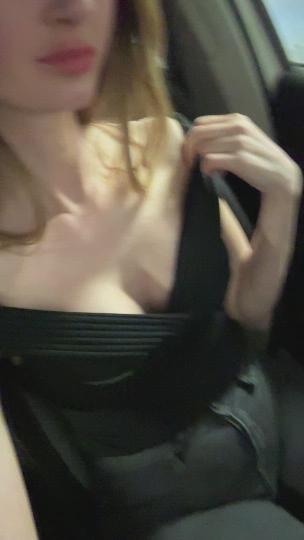Beatrix Royce <strong>@beatrixroyce</strong> in nipple play boobs car porn video