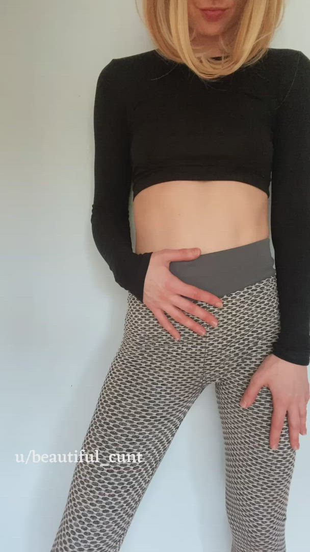 Beautiful_cunt <strong>@beautiful_cunt</strong> in bubble butt yoga pants fitness blonde booty ass porn video
