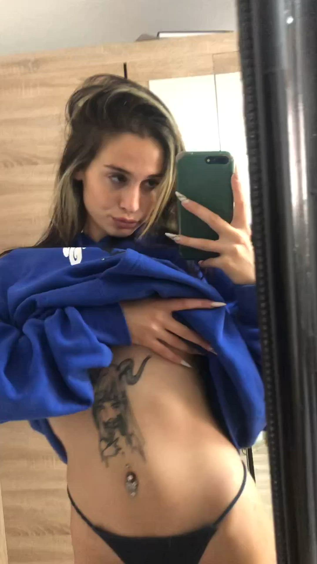 Bellasuffers1 <strong>@bellasuffers</strong> in bouncing small tits porn video