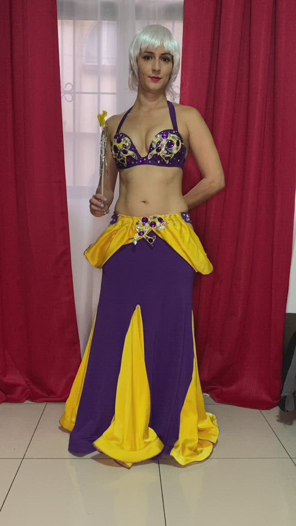 Bellydancer506 <strong>@innocentbellydancer506</strong> in see through clothing amateur ass porn video