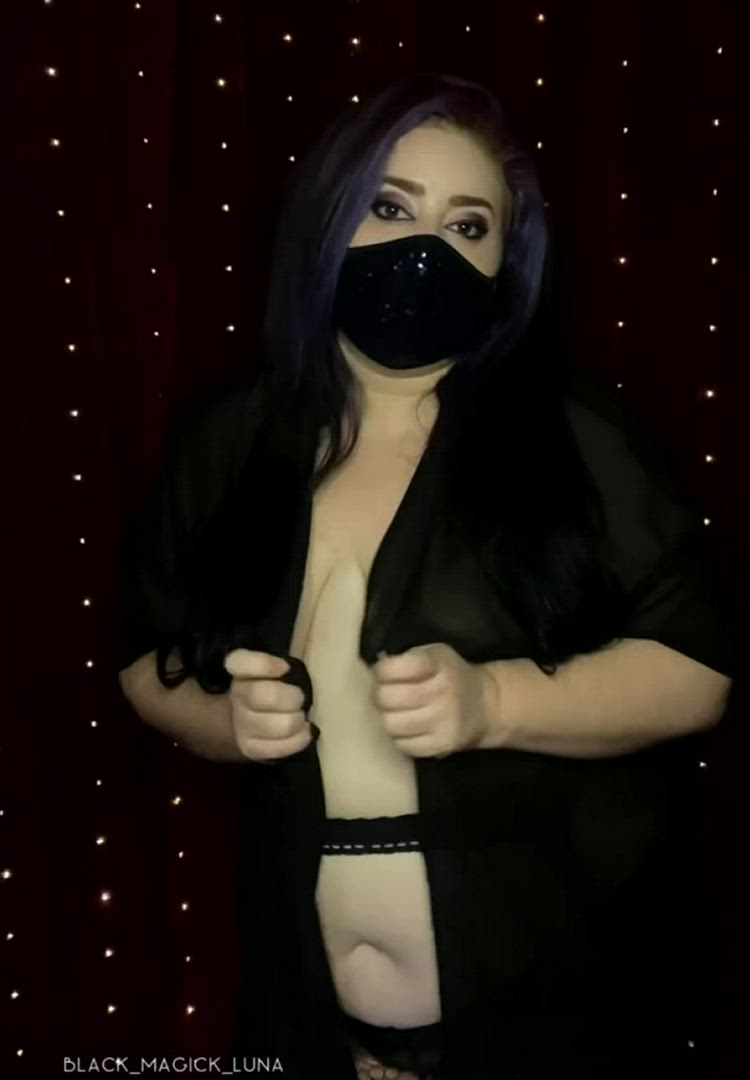 Black_Magick_Luna <strong>@black_magick_luna</strong> in natural saggy tits big nipples areolas curvy goth bbw porn video