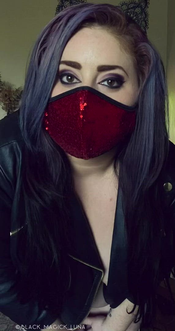Black_Magick_Luna <strong>@black_magick_luna</strong> in saggy tits big ass chubby goth mask bbw porn video