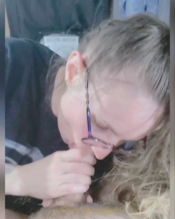 Boba and Gaia <strong>@princessgaia69</strong> in real couple swallow cum green eyes brunette amateur glasses hairy cock milf porn video