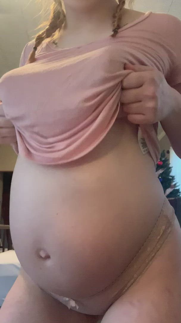 Bunnyren <strong>@bunnyrenvip</strong> in titty drop pregnant petite porn video