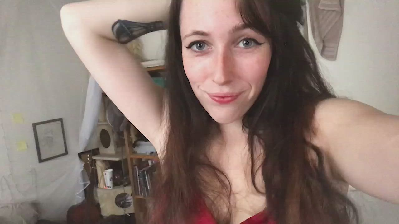 Candice Crush <strong>@candice_obsexion</strong> in white girl blue eyes brunette clothed geek pale porn video
