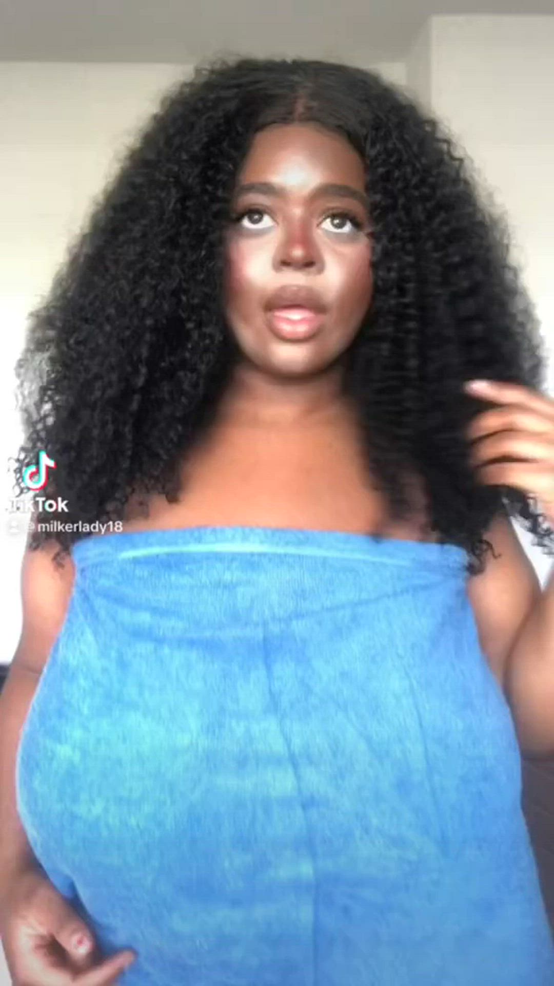Channelbrown  <strong>@channelbrown11</strong> in big huge natural tits porn video