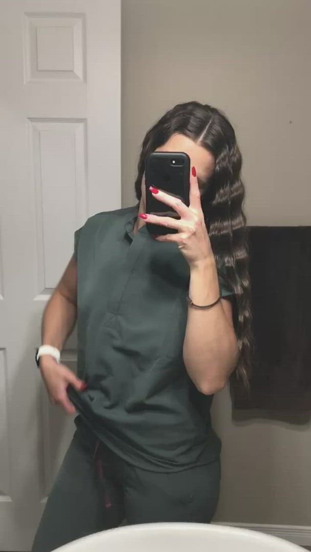 ChristineOF <strong>@u52008257</strong> in nipple piercing onlyfans nurse porn video