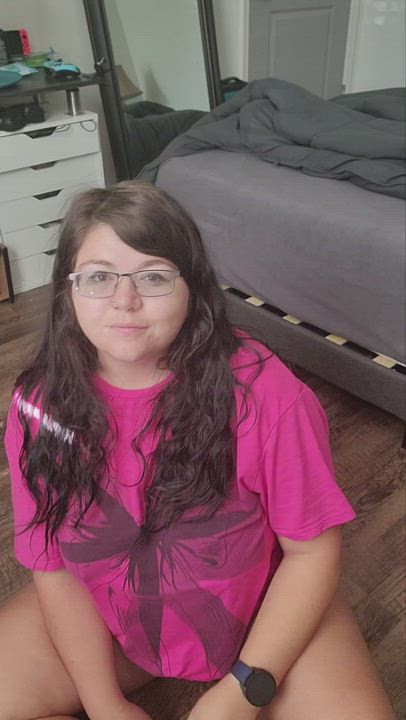Claire Henson  <strong>@lilhornygeek</strong> in titty drop titty fuck boobs porn video