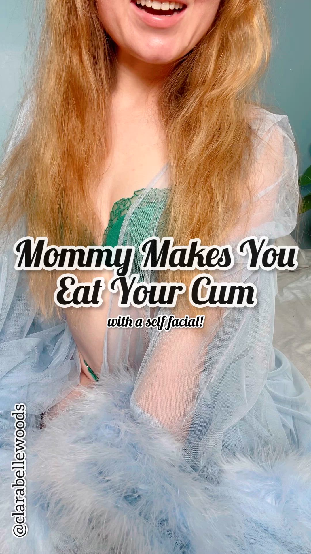 Clarabelle Woods <strong>@xoclarabelle</strong> in cum eating instructions clarabelle woods dominatrix redhead femdom joi porn video