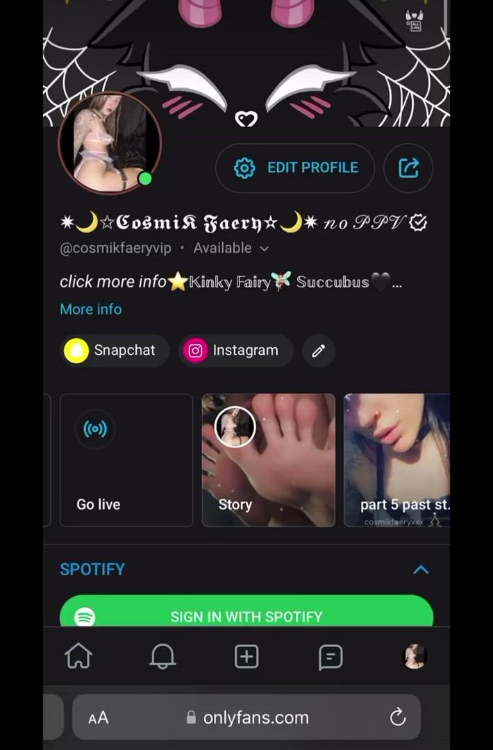 Cosmikfaeryx <strong>@cosmikfaeryvip</strong> in porn video