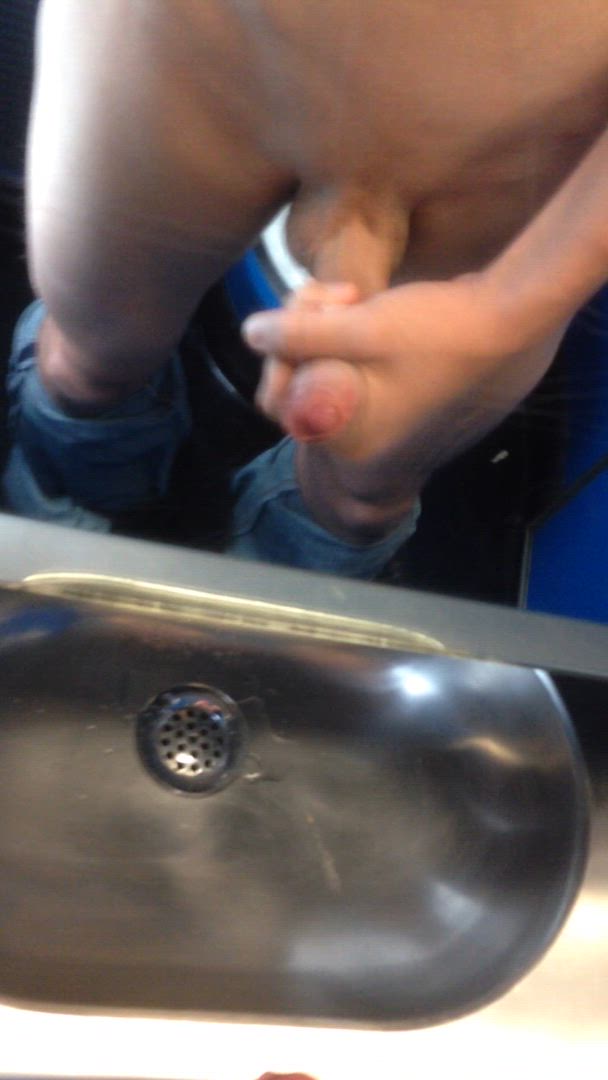 Cutetwinkexploring <strong>@cutetwinkexploring</strong> in male masturbation small cock small dick cumshot public toilet porn video