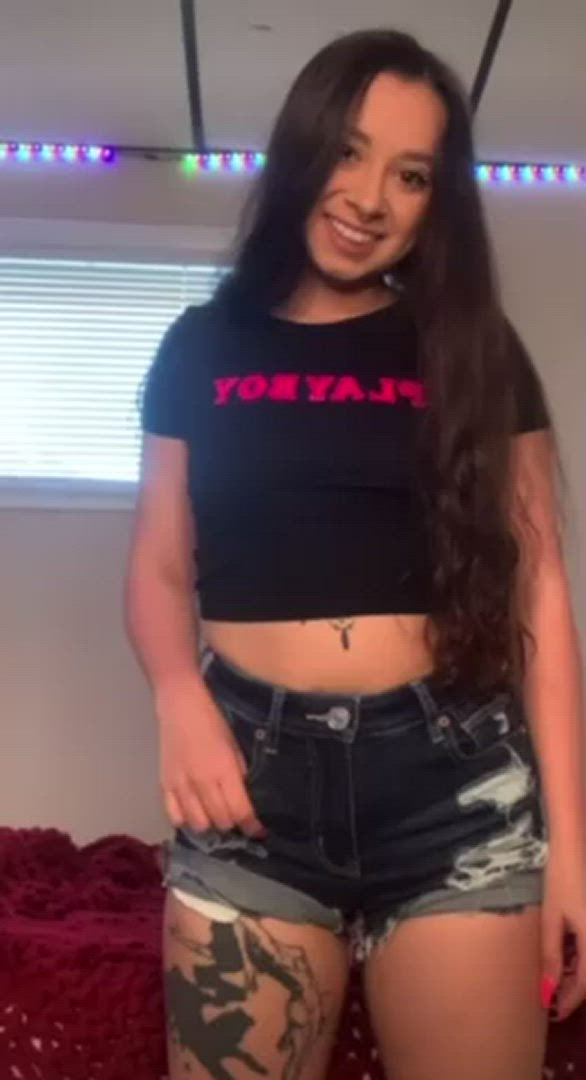 Dahlia Baby <strong>@dahliababyxx</strong> in small tits tiktok solo porn video
