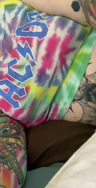 Dahlia  <strong>@dahliassecretxo</strong> in nipple piercing perky goth porn video