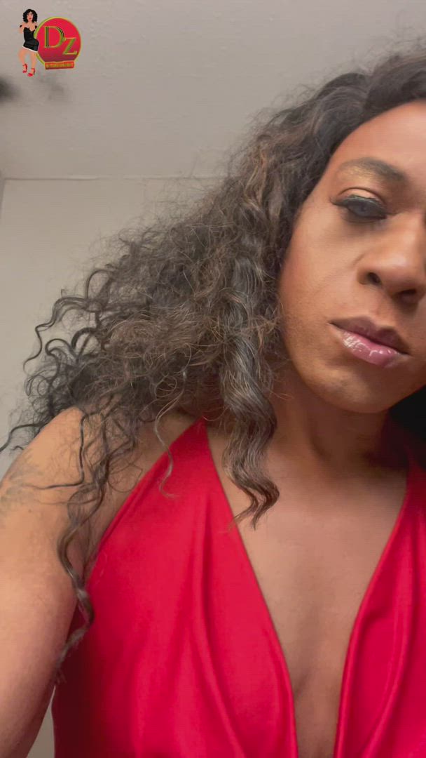 Dominique Zhee BBW-TS Houston <strong>@dominiquezhee</strong> in big tits lingerie hotwife porn video