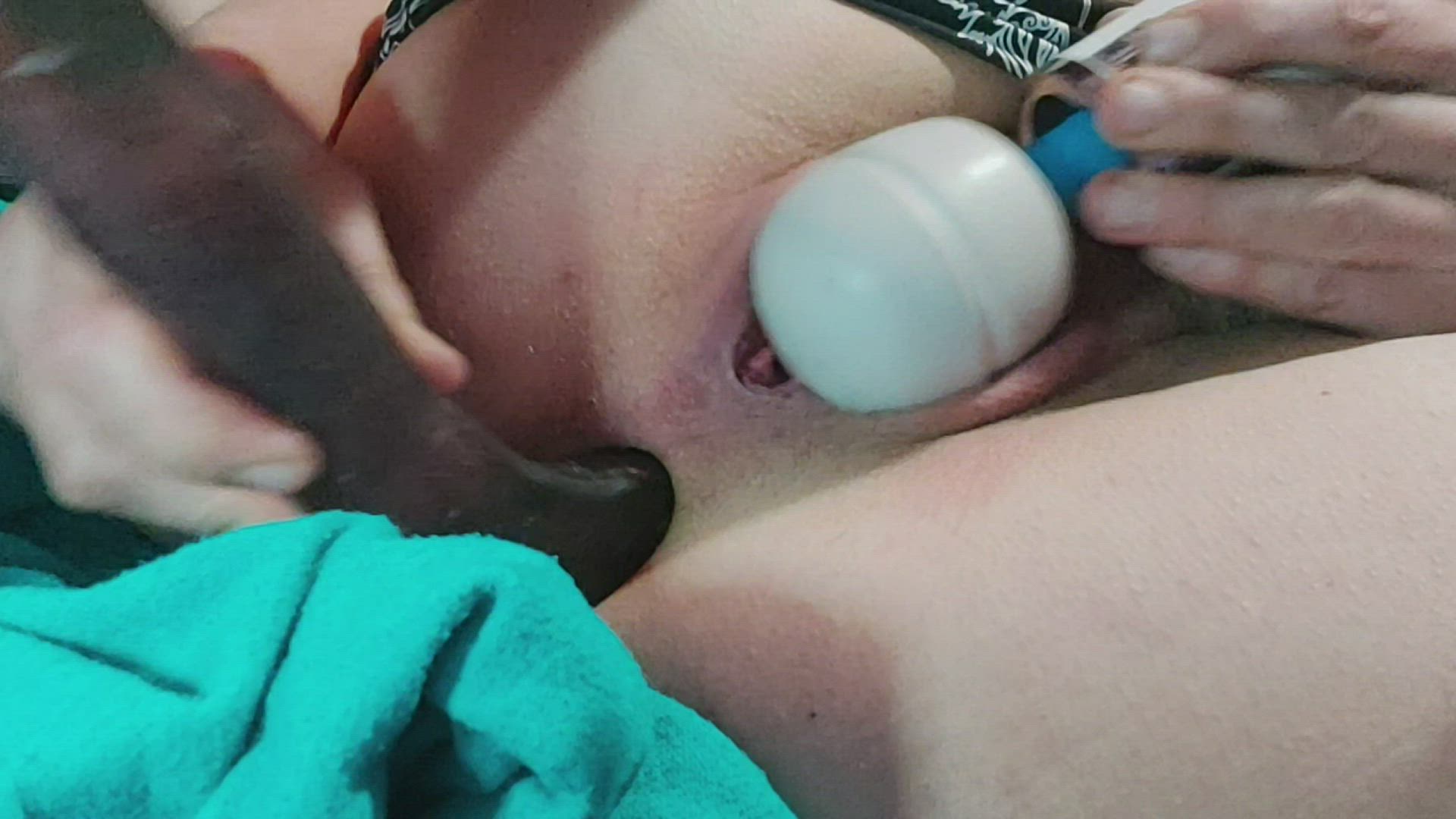 Draiyalees <strong>@draiyalees6969</strong> in ass to pussy huge dildo anal porn video