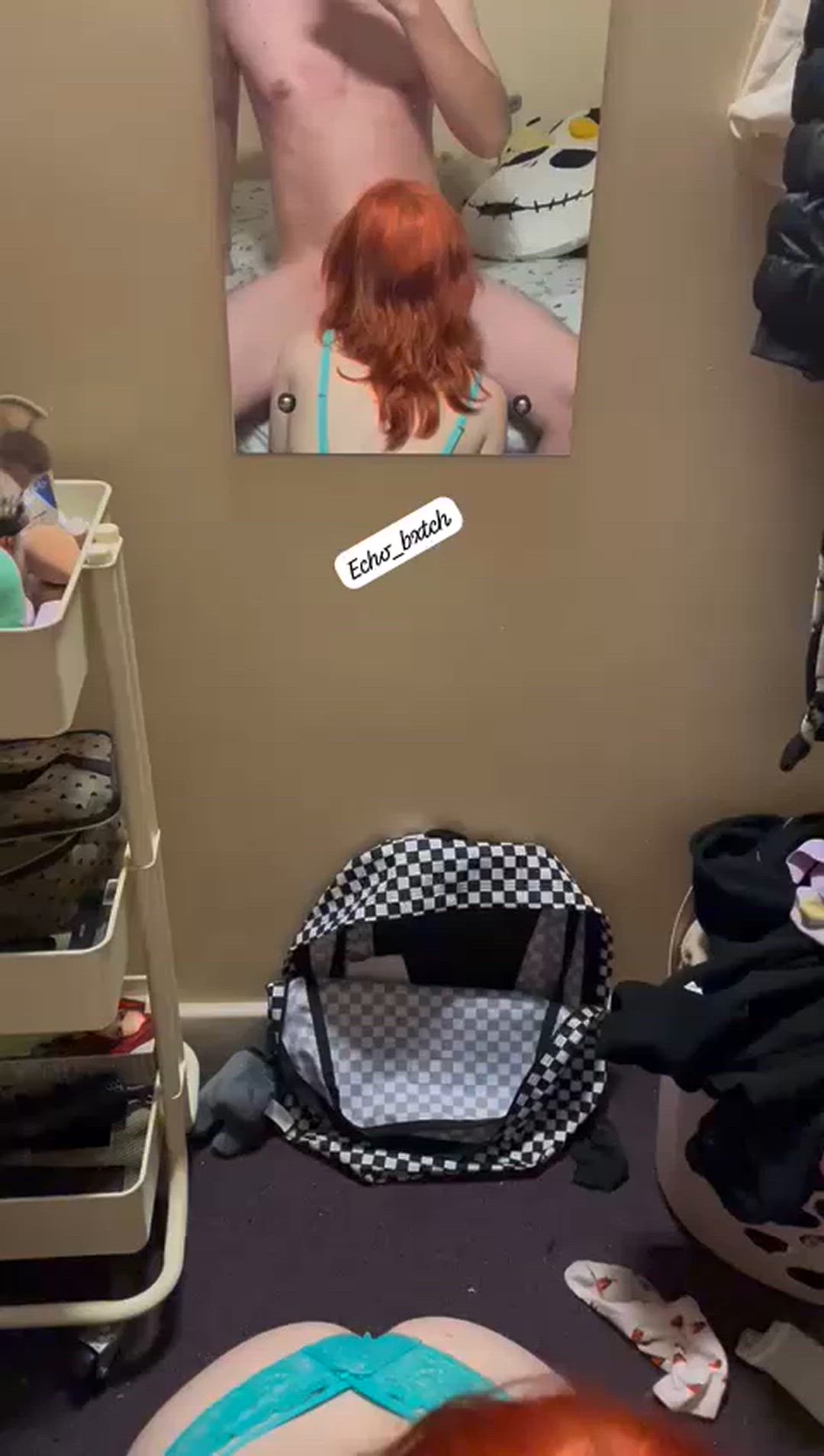 Echobxtch <strong>@echocatch</strong> in porn video
