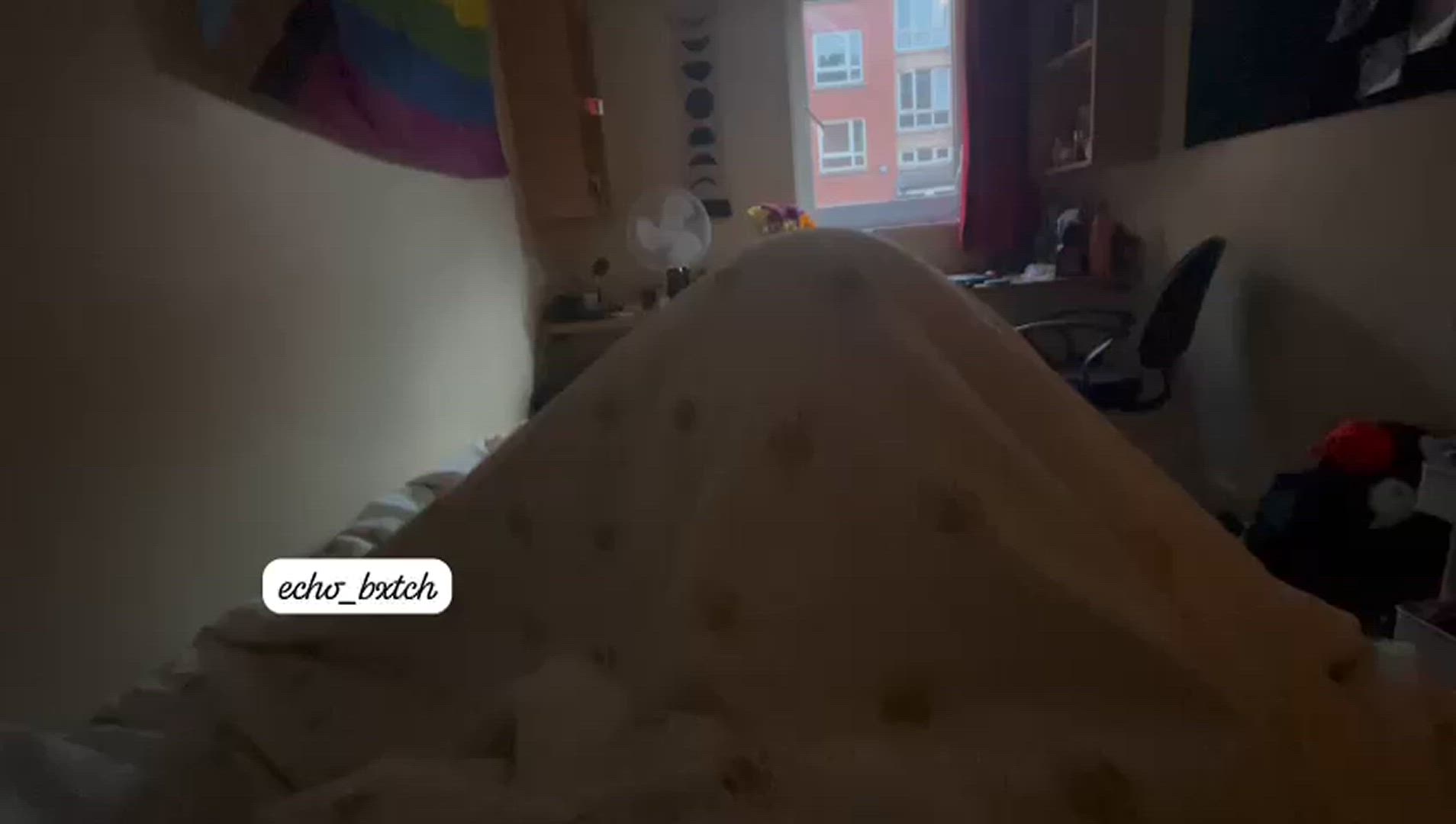 Echobxtch <strong>@echocatch</strong> in white girl girlfriend bed sex blowjob couple cute porn video