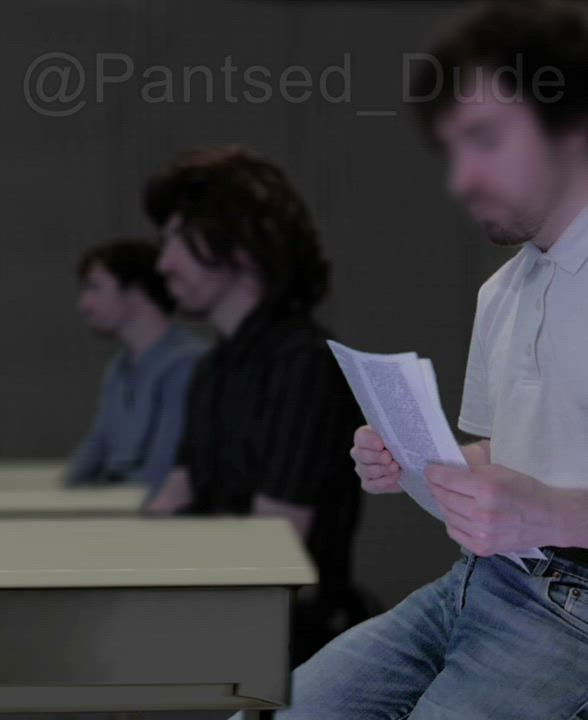 Embarrassed Voyeur <strong>@pantsed_dude</strong> in big dick fetish cock porn video