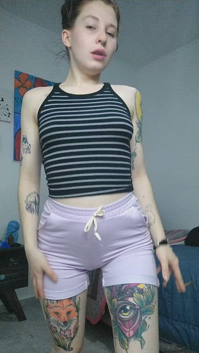 Eve <strong>@littlebunnyrebel</strong> in titty drop dancing boobs porn video