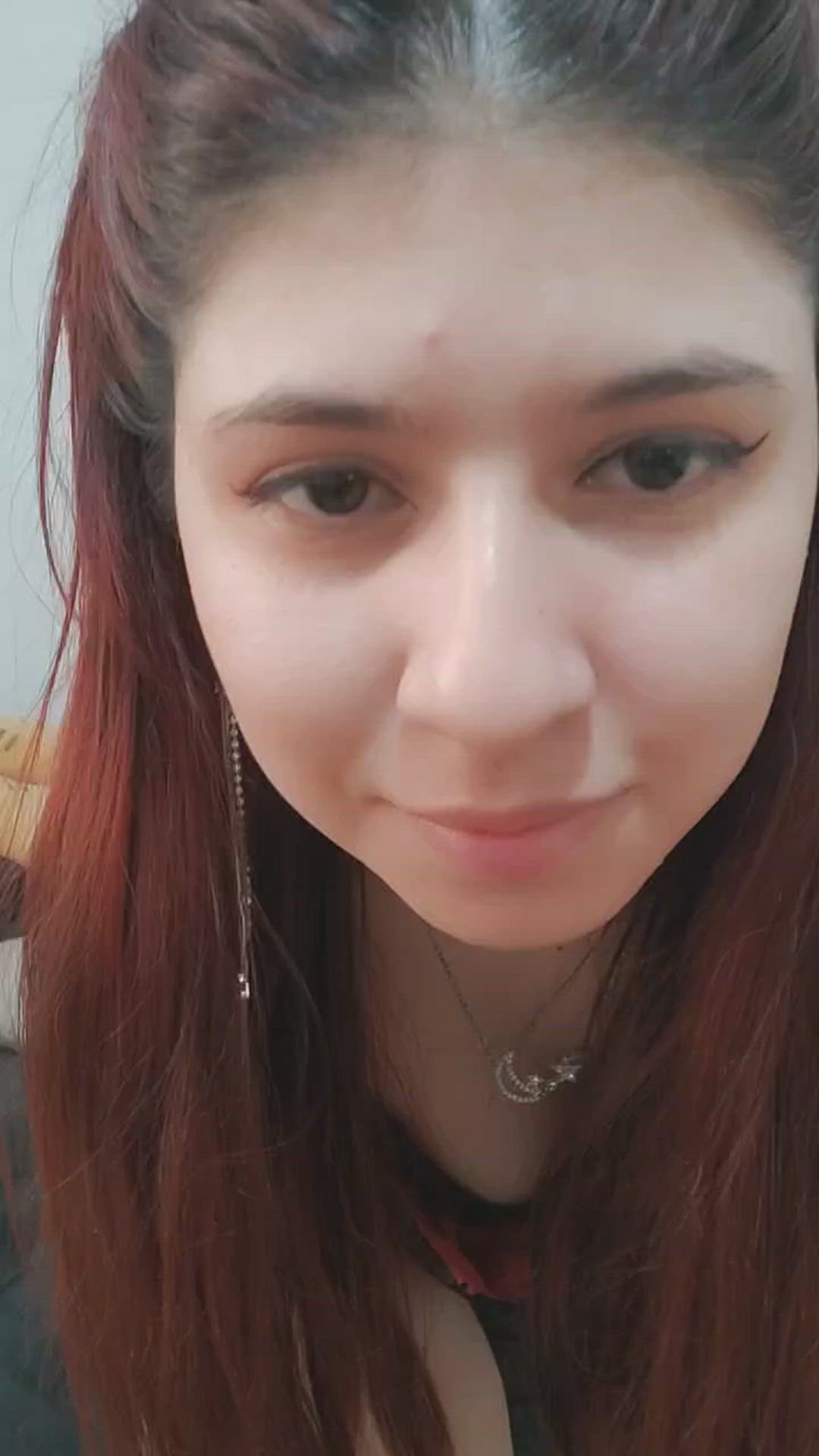 Geekynyla <strong>@geekynyla</strong> in suction vibrator masturbating huge dildo blowjob redhead porn video
