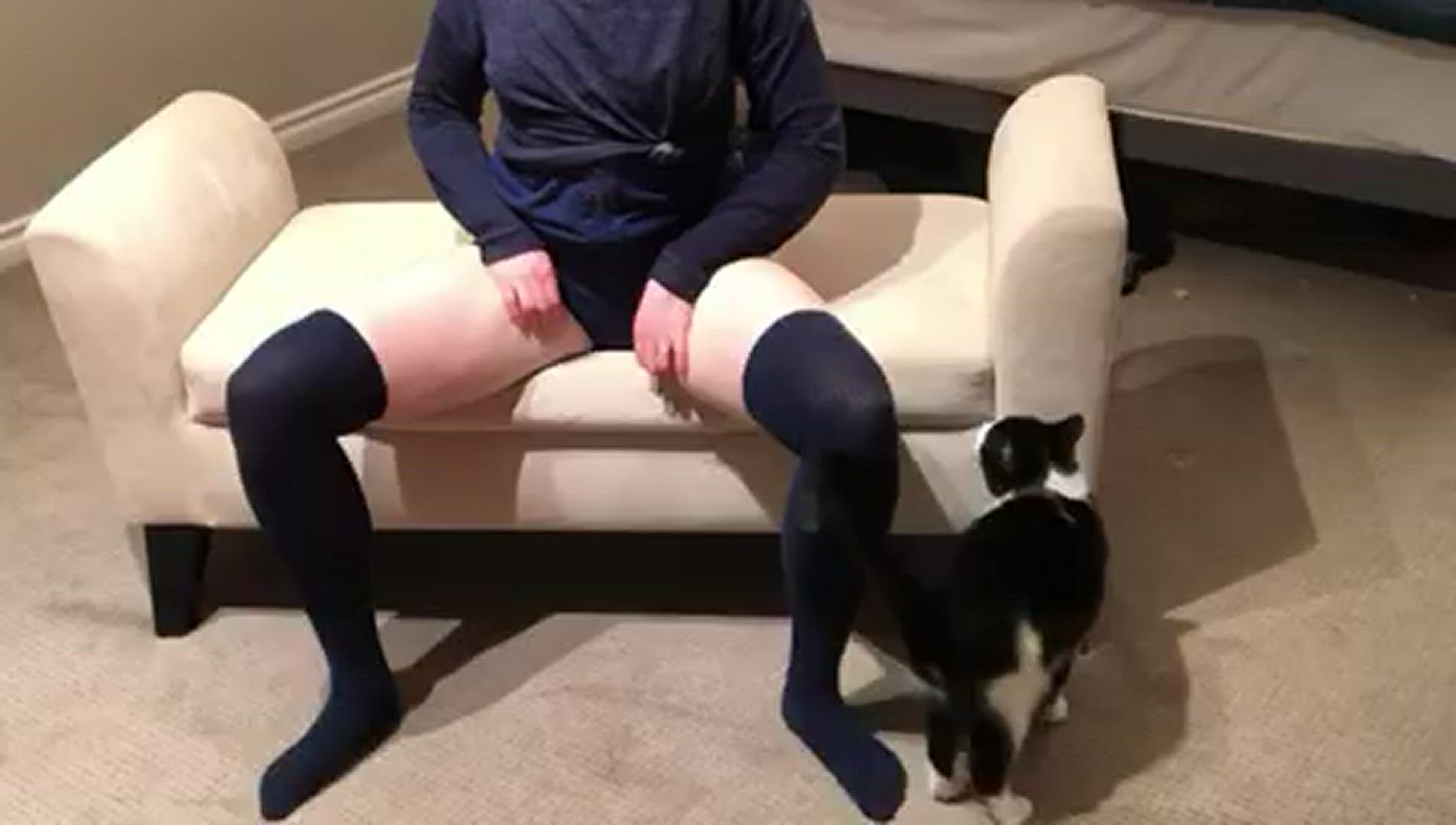 Ginger Flavelle  <strong>@gingerflavelle</strong> in knee high socks kitty pussy porn video