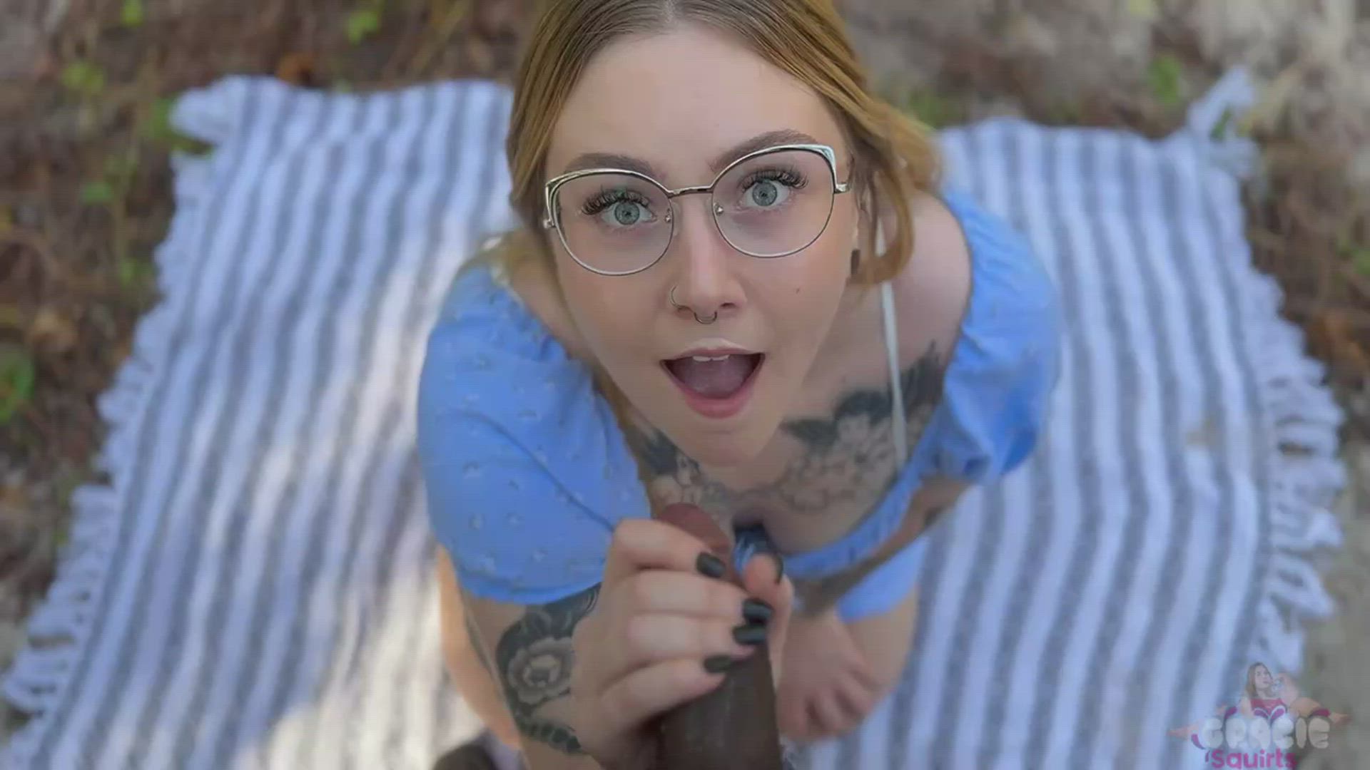 Graciesquirts <strong>@officialgraciexxx</strong> in gracie squirts blowjob bbc porn video