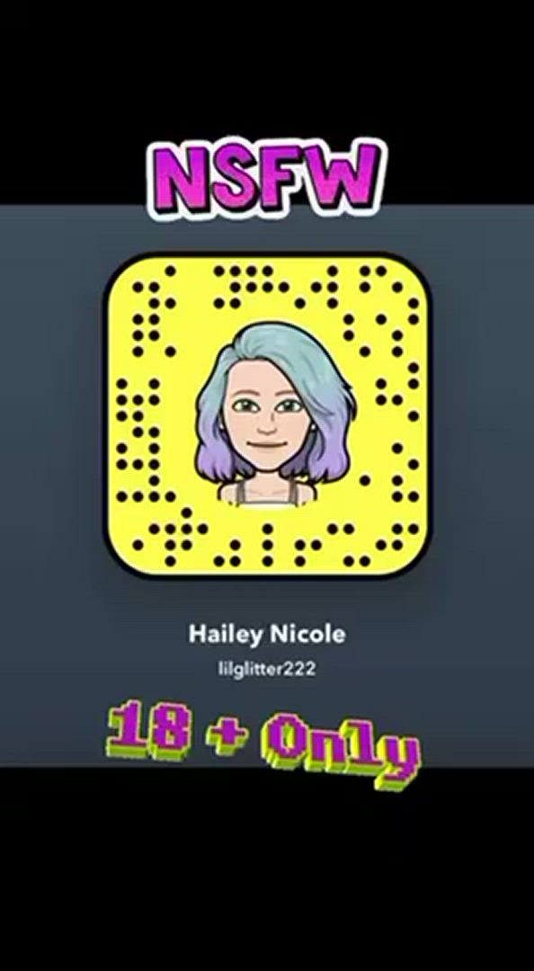 Hailey Nicole!  <strong>@lilglitterbitch</strong> in porn video