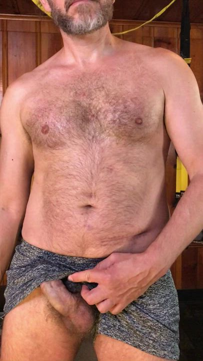 HairyDad <strong>@hairydad4you</strong> in thick cock big dick hairy porn video