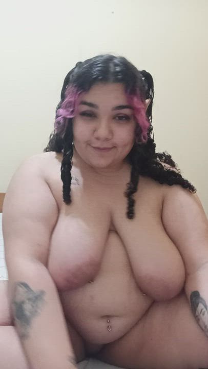 Hana Yu / Chubbyu <strong>@chubbyu</strong> in nipple piercing kawaii girl big tits chubby boobs cute alt bbw elf porn video