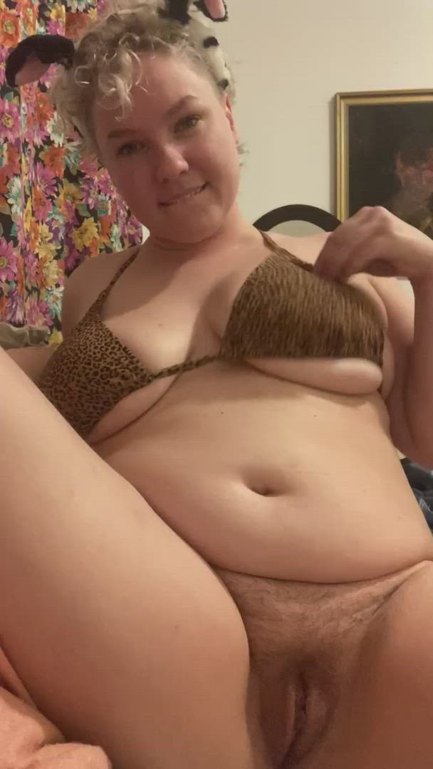 Hunterxxxstone <strong>@bunnythefoxx</strong> in hairy pussy chubby tits porn video