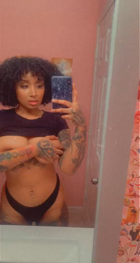 Ihatebaconx tattoobbyx <strong>@tattoobbyx</strong> in huge natural tits amateur ebony porn video