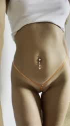 Just Ana <strong>@analysse</strong> in belly button spread ass thong porn video