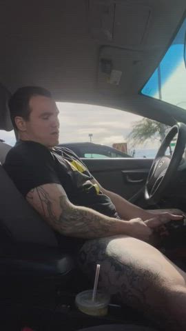 Justanice? <strong>@justanicecock</strong> in big dick cock car porn video