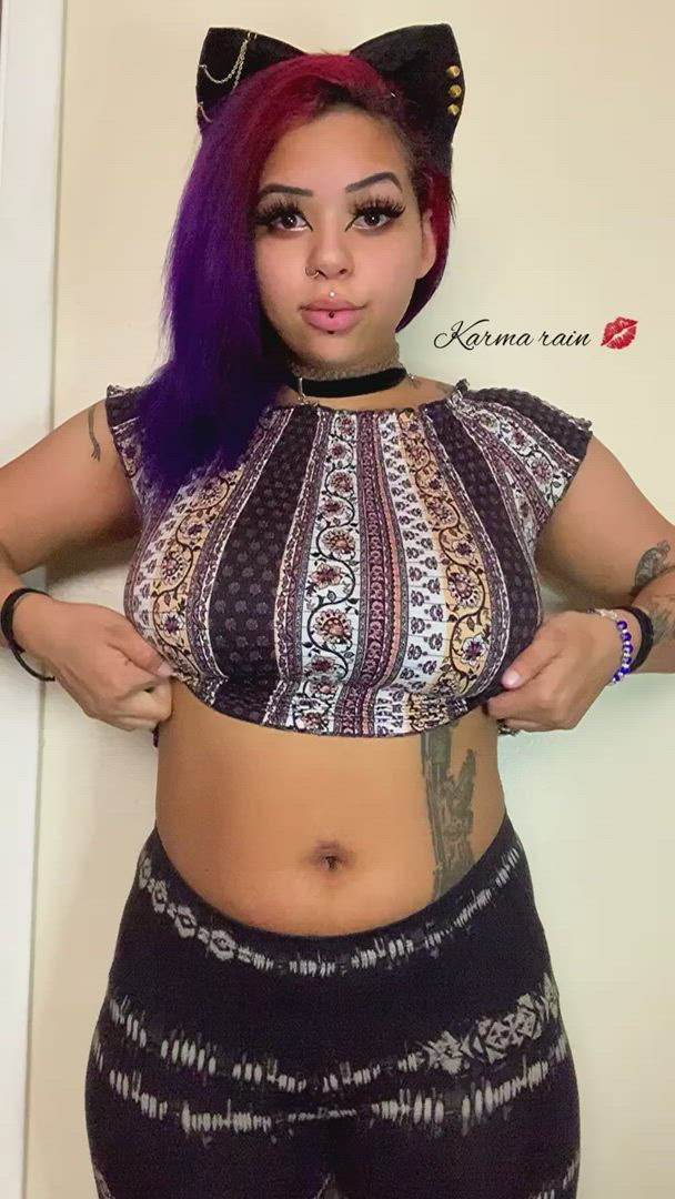 Karma rain? <strong>@ouijababyy666</strong> in big natural tits dontslutshame ebony porn video