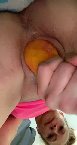 Ladyjuices <strong>@ladyjuices40</strong> in object insertion food fetish pussy porn video