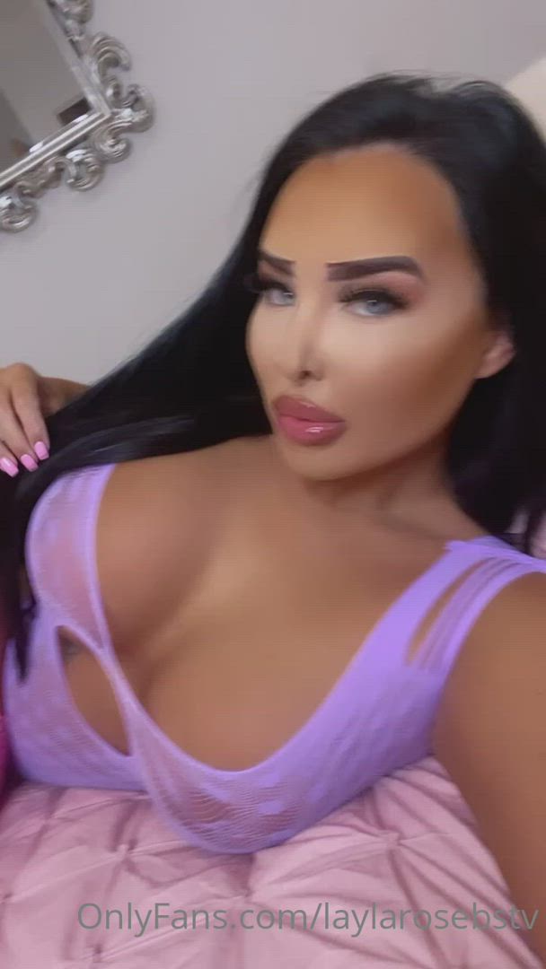 Layla Rose ? <strong>@laylarosebstv</strong> in blue eyes big tits brunette big ass hotwife fetish boobs booty body porn video