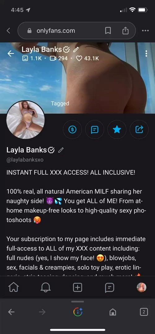Laylabanks <strong>@laylabanksxo</strong> in natural tits homemade milf porn video