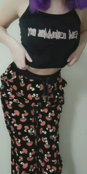 Lia <strong>@bugnymph</strong> in titty drop petite boobs porn video