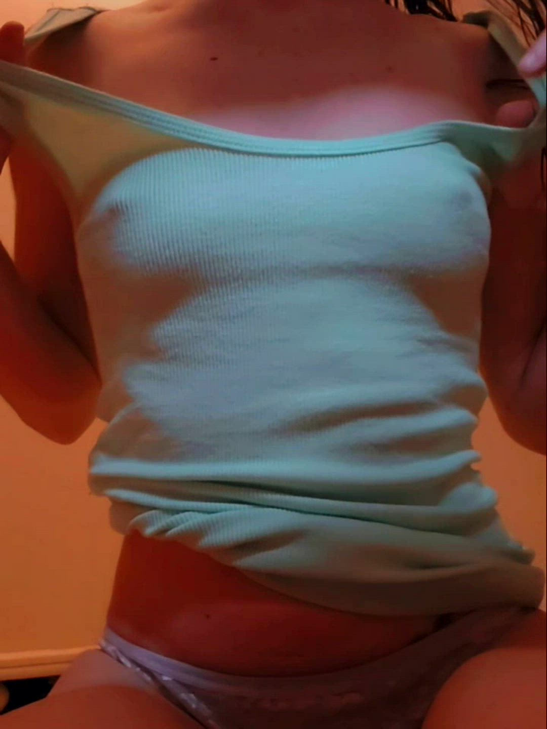 Lickmeslowly <strong>@lovelylittledream</strong> in nipples tits small natural tits extra small brunette surprise petite boobs porn video