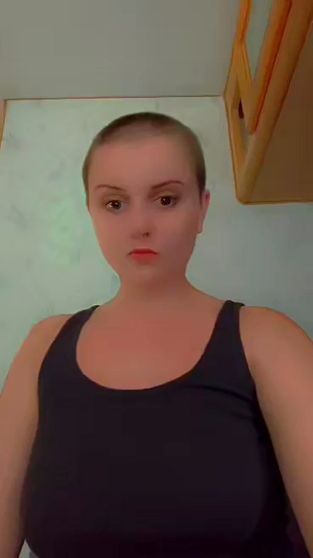 Lil Redrider <strong>@redrideher23</strong> in big natural tits titty drop boobs porn video